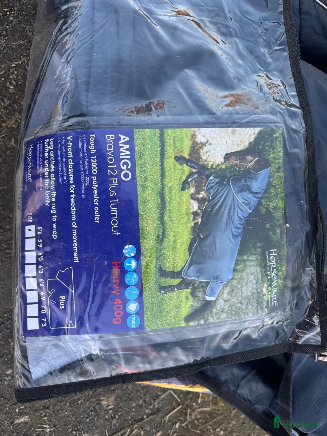 Täcken hästutrustning till salu: Amigo bravo 12 plus 400g - Annons 2