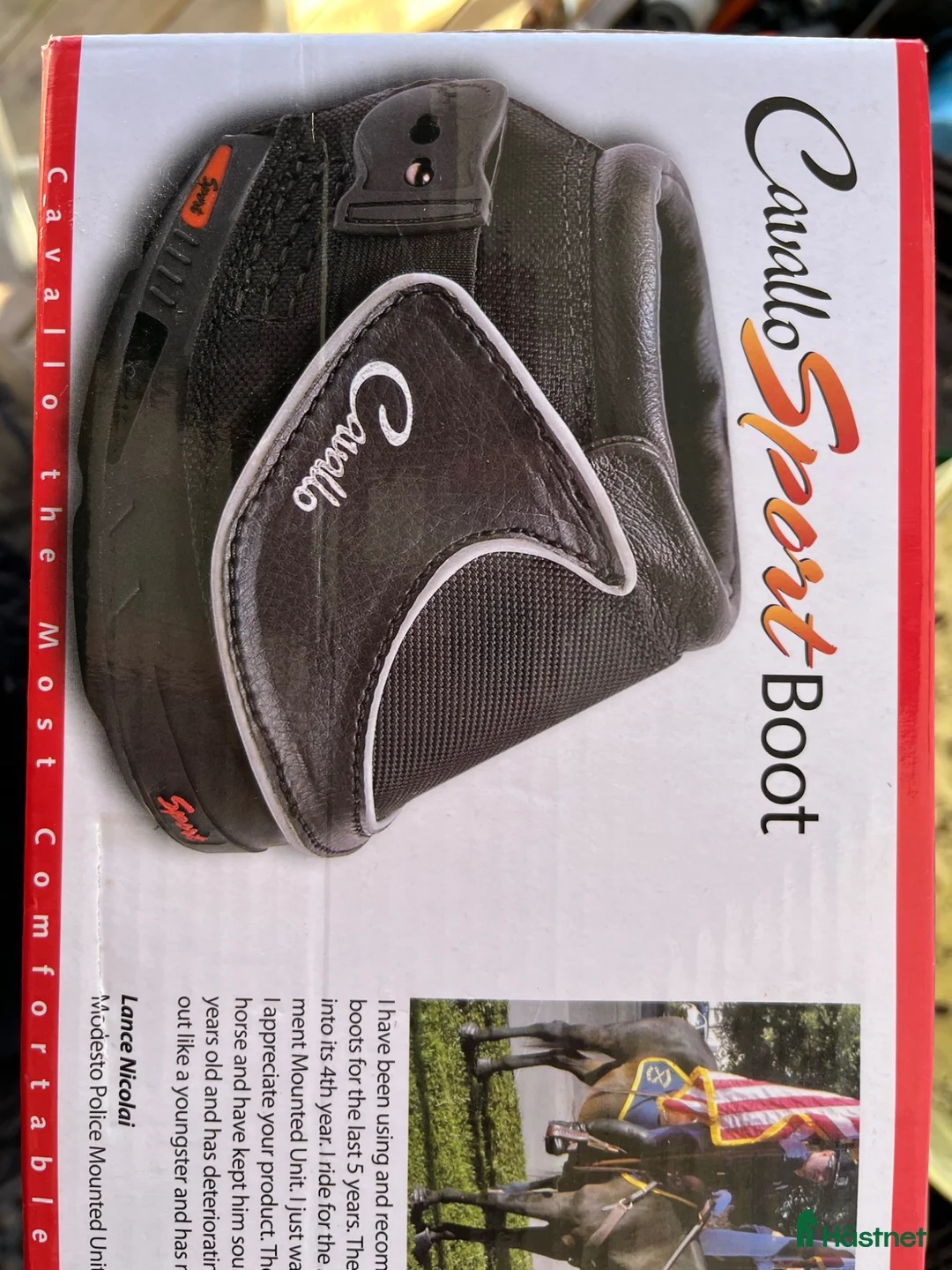 Övrig Hästutrustning hästutrustning till salu: Cavallo Hoof Boots stl. 3 Sport Slim 2-pack Svart - Annons 1