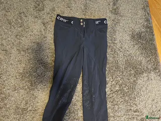 Ridbyxor ryttarutrustning till salu: Crw Marinblå ridbyxor i Dalsjöfors - Annons 9