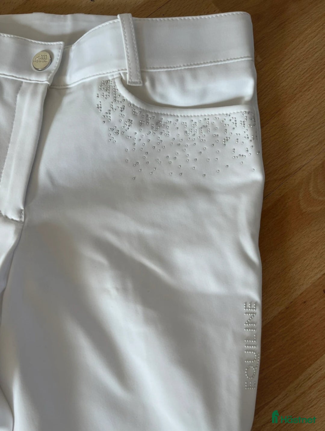 Ridbyxor ryttarutrustning till salu: Vita equilineridbyxor i Tidaholm - Annons 2