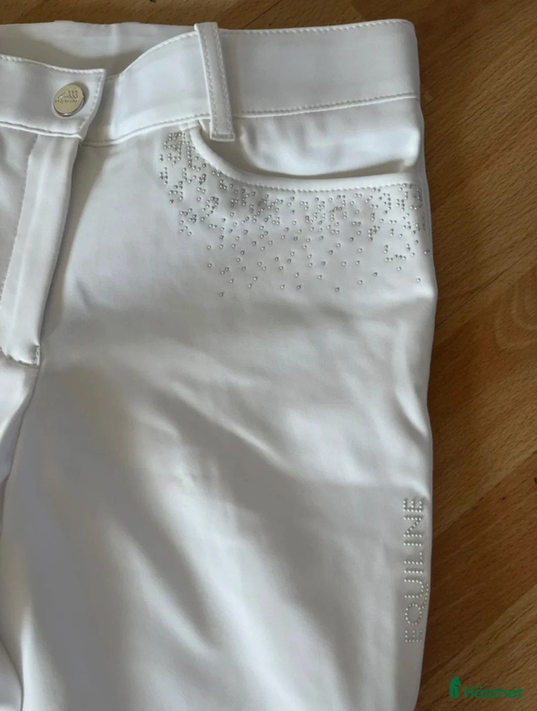 Ridbyxor ryttarutrustning till salu: Vita equilineridbyxor i Tidaholm - Annons 2