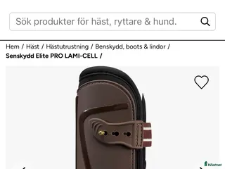 Benskydd hästutrustning till salu: LAMI-CELL SENSKYDD ELITE PRO i Halmstad - Annons 1