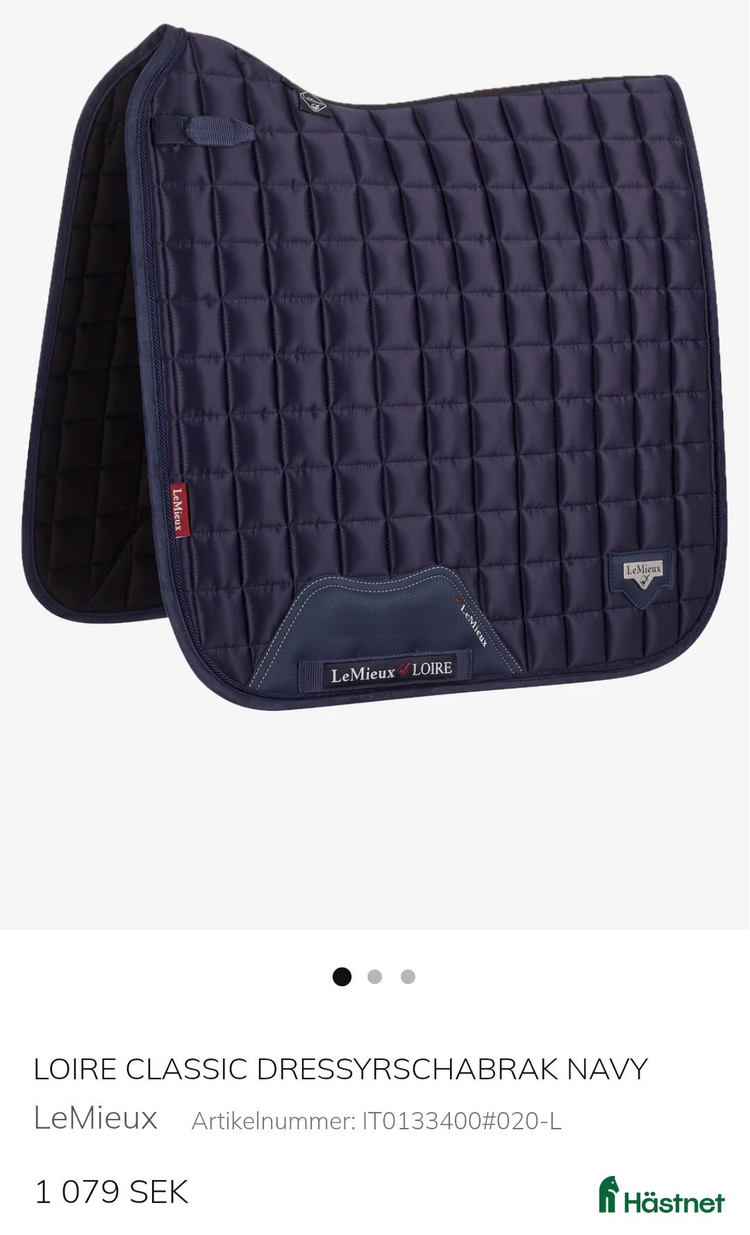 Schabrak & Vojlockar hästutrustning Lemieux dressyrschabrak Full - Annons 1