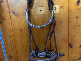Träns hästutrustning till salu: Brunt rundsytt träns i Linghem - Annons 21