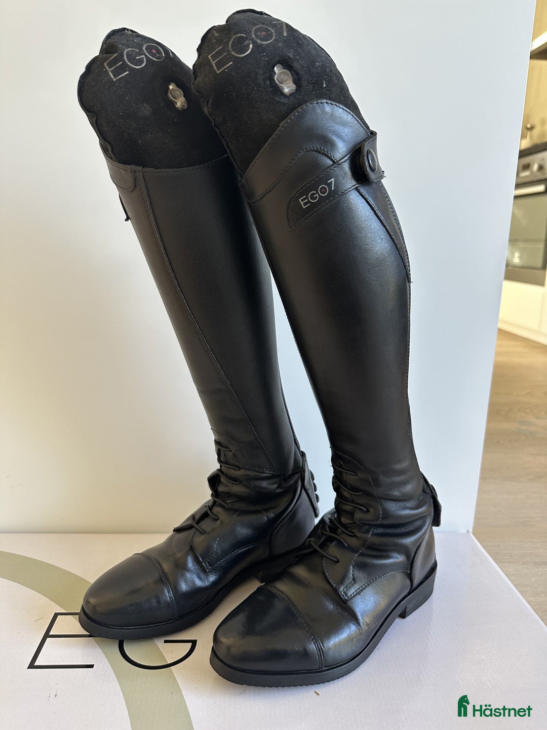 Ridstövlar ryttarutrustning till salu: Ridstövlar EGO7 stl 34 i Västerås - Annons 1