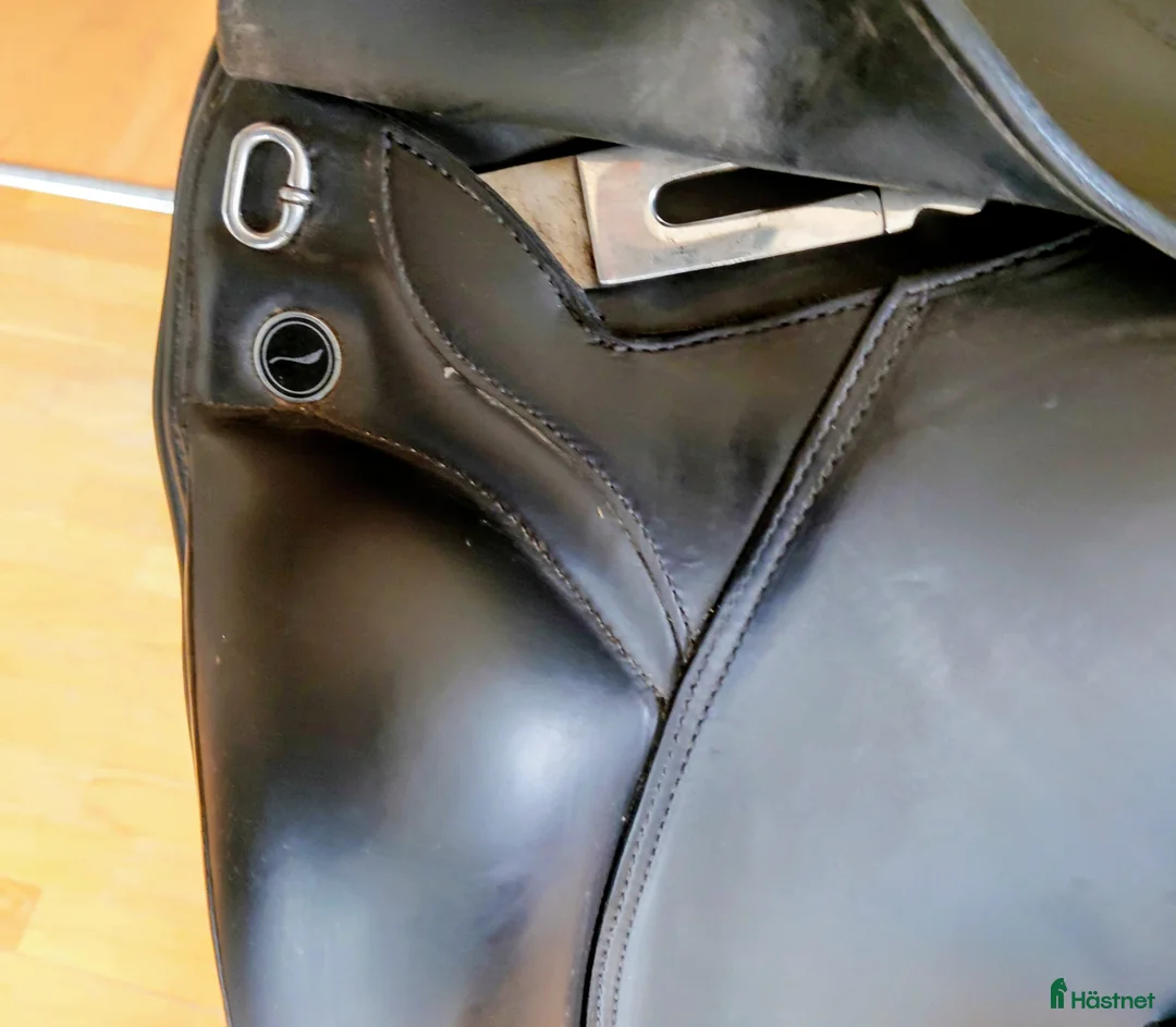 Sadlar hästutrustning till salu: Erreplus DM dressyrsadel – 17” MW – svart - Annons 5