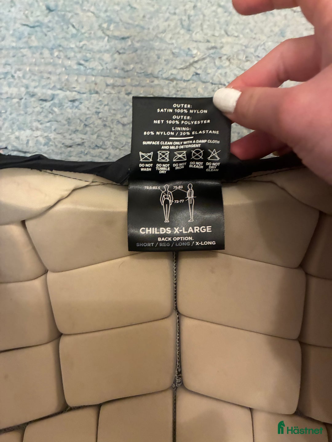 Säkerhetsvästar ryttarutrustning till salu: Race safe väst str. XL Child  - Annons 4