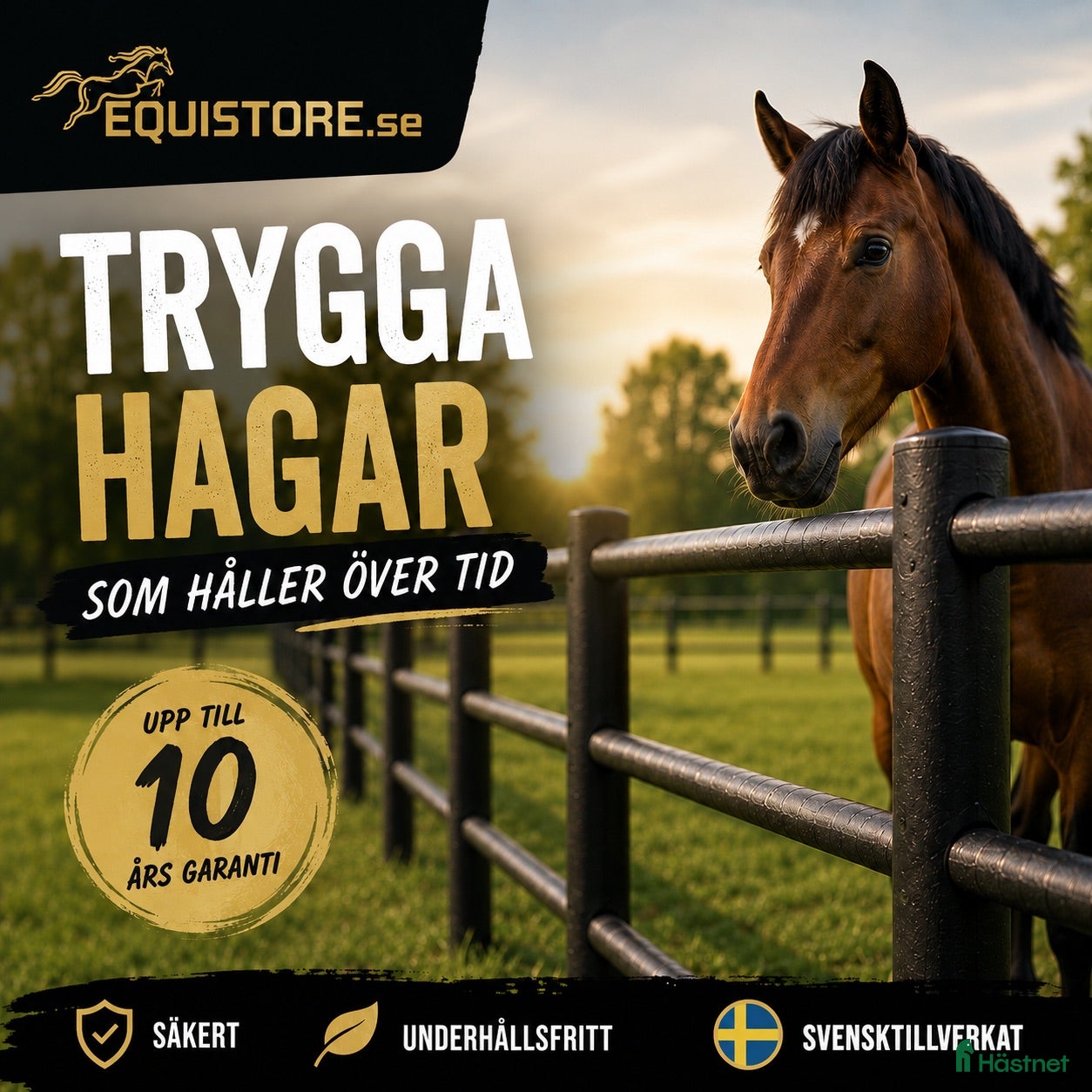 Stallinredning, stängsel & gård övrig utrustning till salu: Kampanj på häststaket - Annons 8