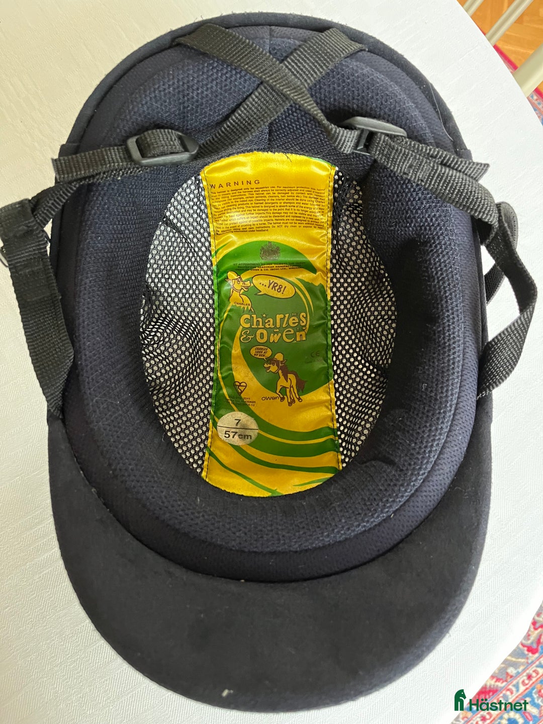 Hjälmar ryttarutrustning till salu: Fin blå Charles Owen i Hunnebostrand - Annons 3