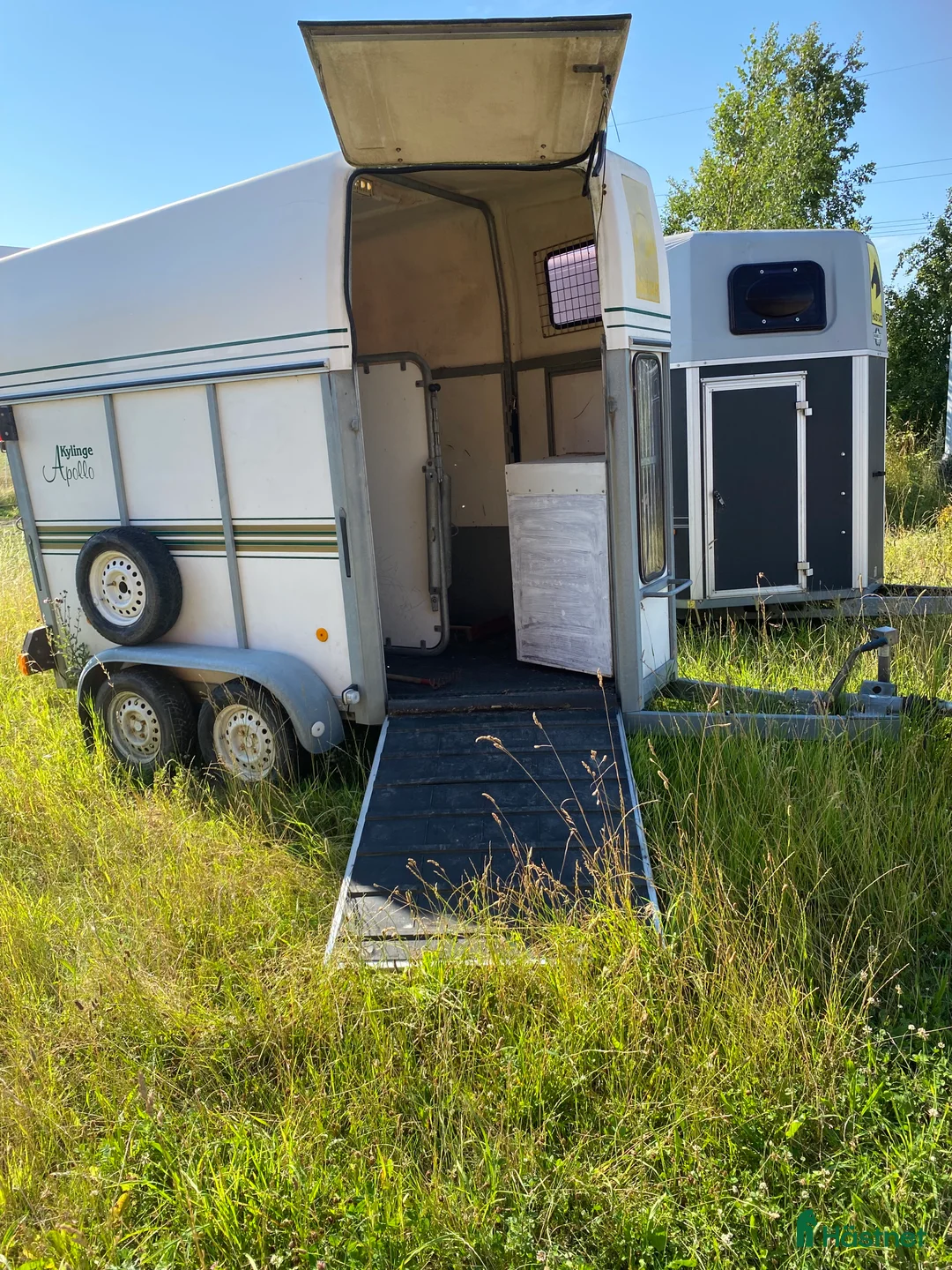 Hästtransporter  fordon & transport till salu: Välskött hästsläp m frontutlastning & sadelkammare i Vellinge - Annons 4