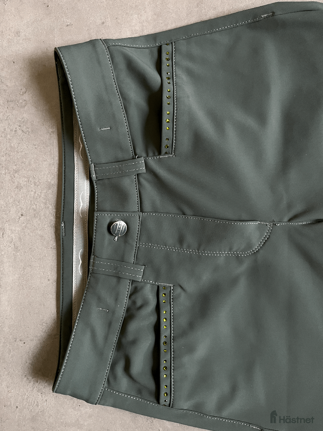 Ridbyxor ryttarutrustning till salu: Animo gröna ridbyxor i Umeå - Annons 6