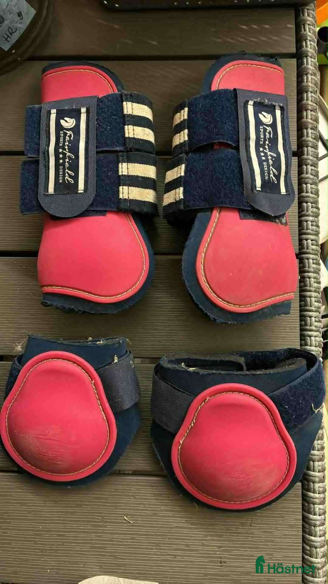 Benskydd hästutrustning till salu: Rosa benskydd från Fairfield Stl Cob i Söderköping - Annons 12