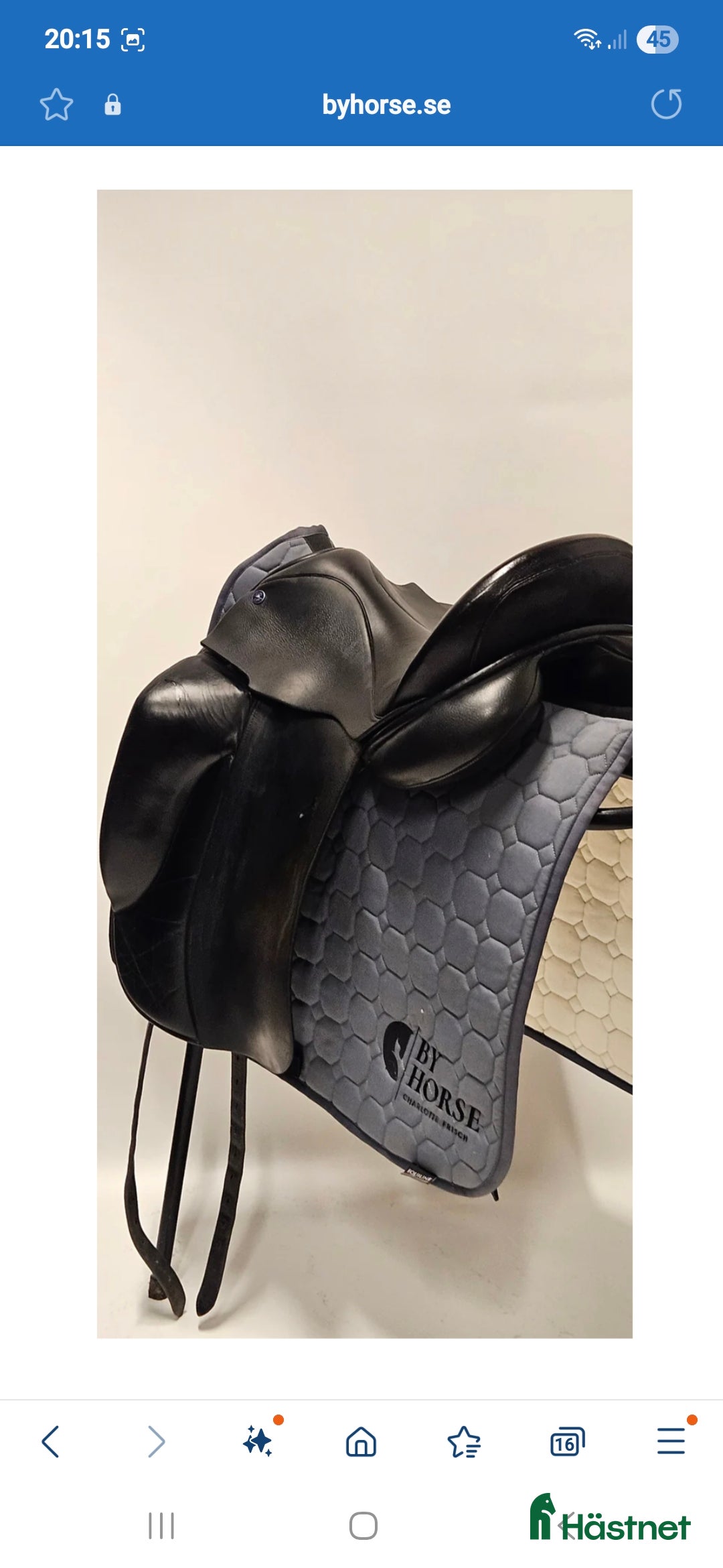 Sadlar hästutrustning till salu:  Dressyrsadel Paul Fielder  i Kungsängen - Annons 5