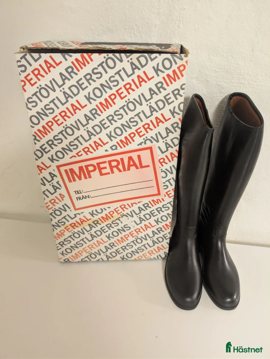 Ridstövlar ryttarutrustning till salu: Imperial ridstövlar stl 36 – Toppskick i kartong i Jönköping - Annons 1