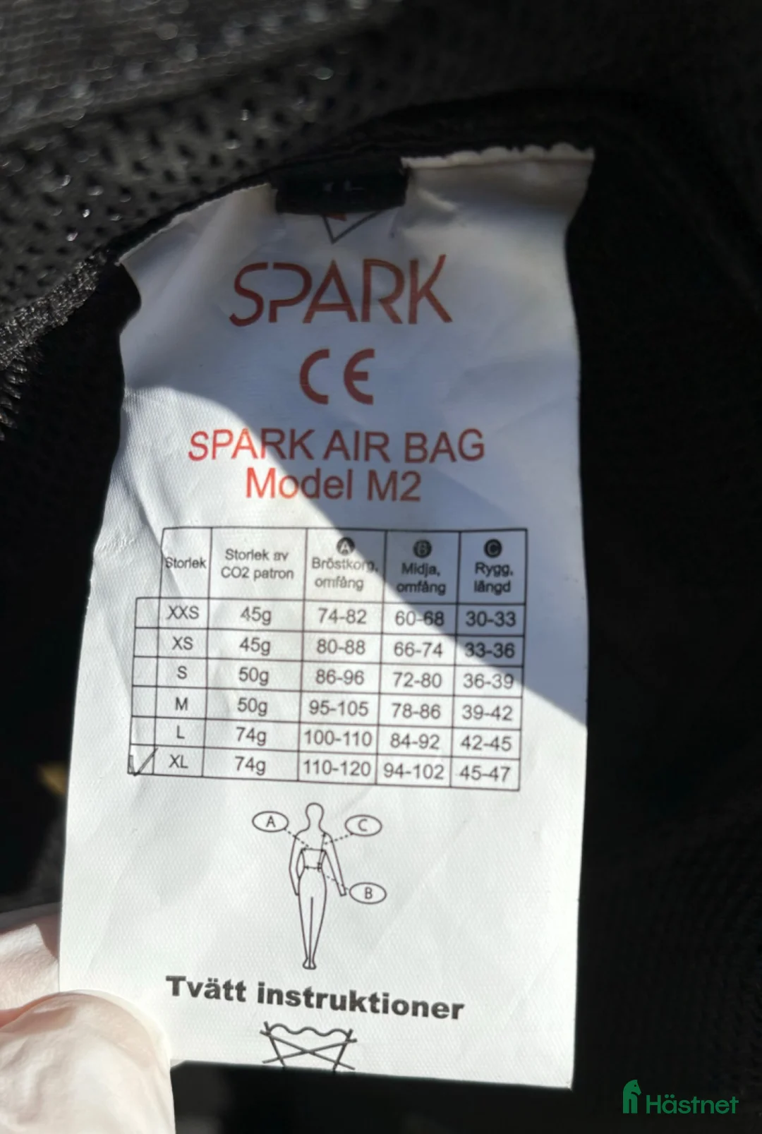 Säkerhetsvästar ryttarutrustning till salu: Airbagväst - Annons 2