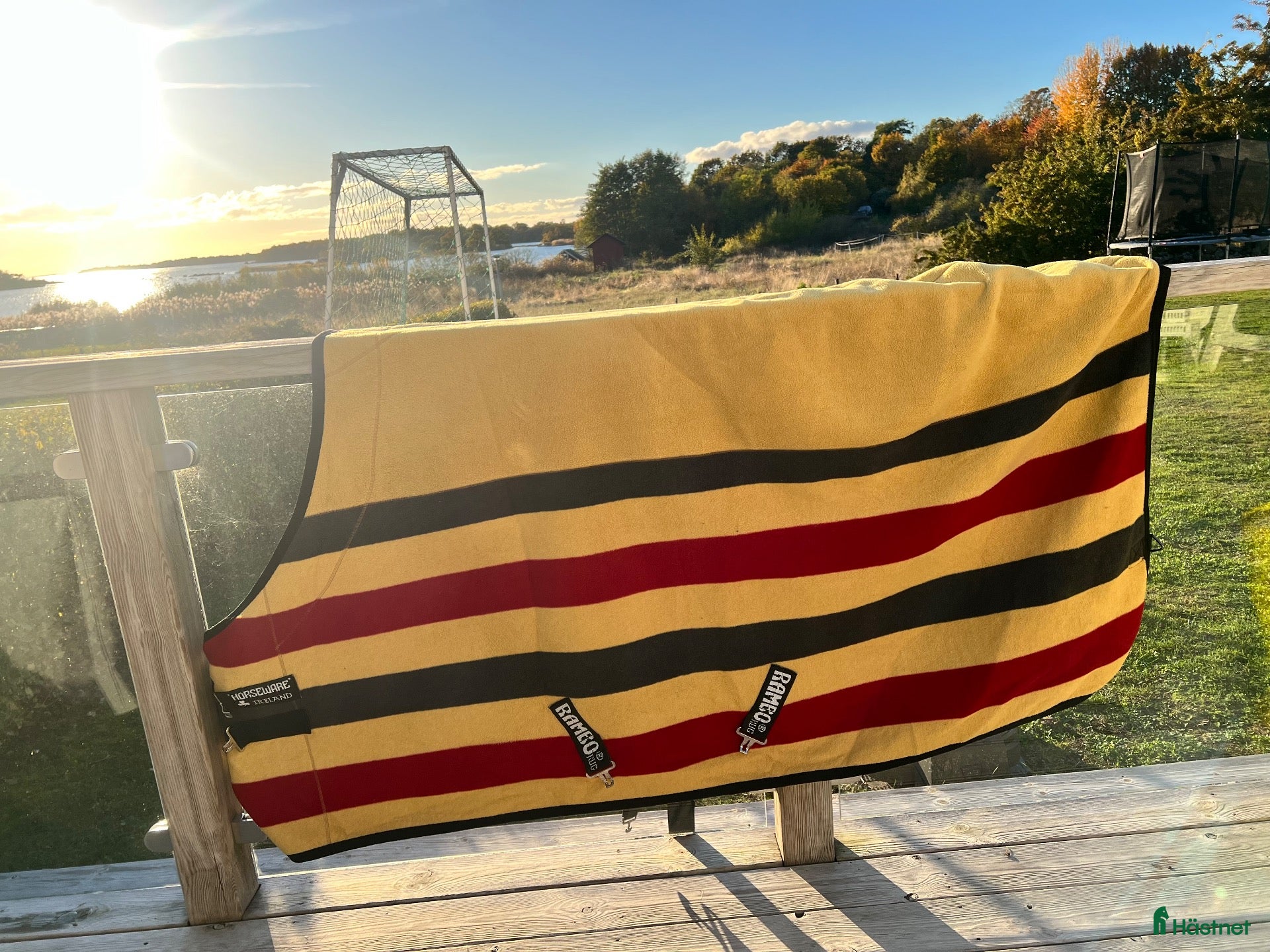 Täcken hästutrustning till salu: Rambo fleece täcke  - Annons 11