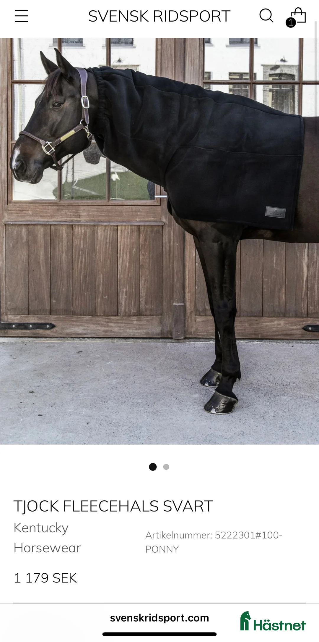 Täcken hästutrustning till salu: Fleece hals  i Askim - Annons 1