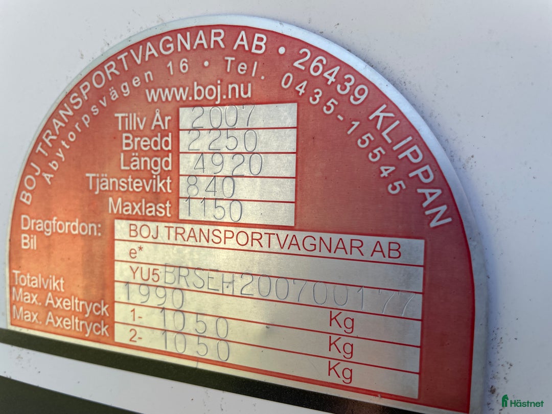 Hästtransporter  fordon & transport till salu: Välutrustad Boj Bravo 220 SEH i Hyltebruk - Annons 9