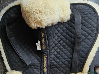 Schabrak & Vojlockar hästutrustning till salu: Fårskinnspadd strl L i mycket fint skick i Hudiksvall - Annons 1