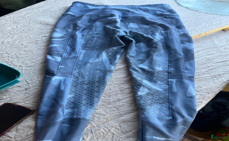 Ridbyxor ryttarutrustning till salu: Ohio camo blå  ridtights Zacsess medium i Vallentuna - Annons 13