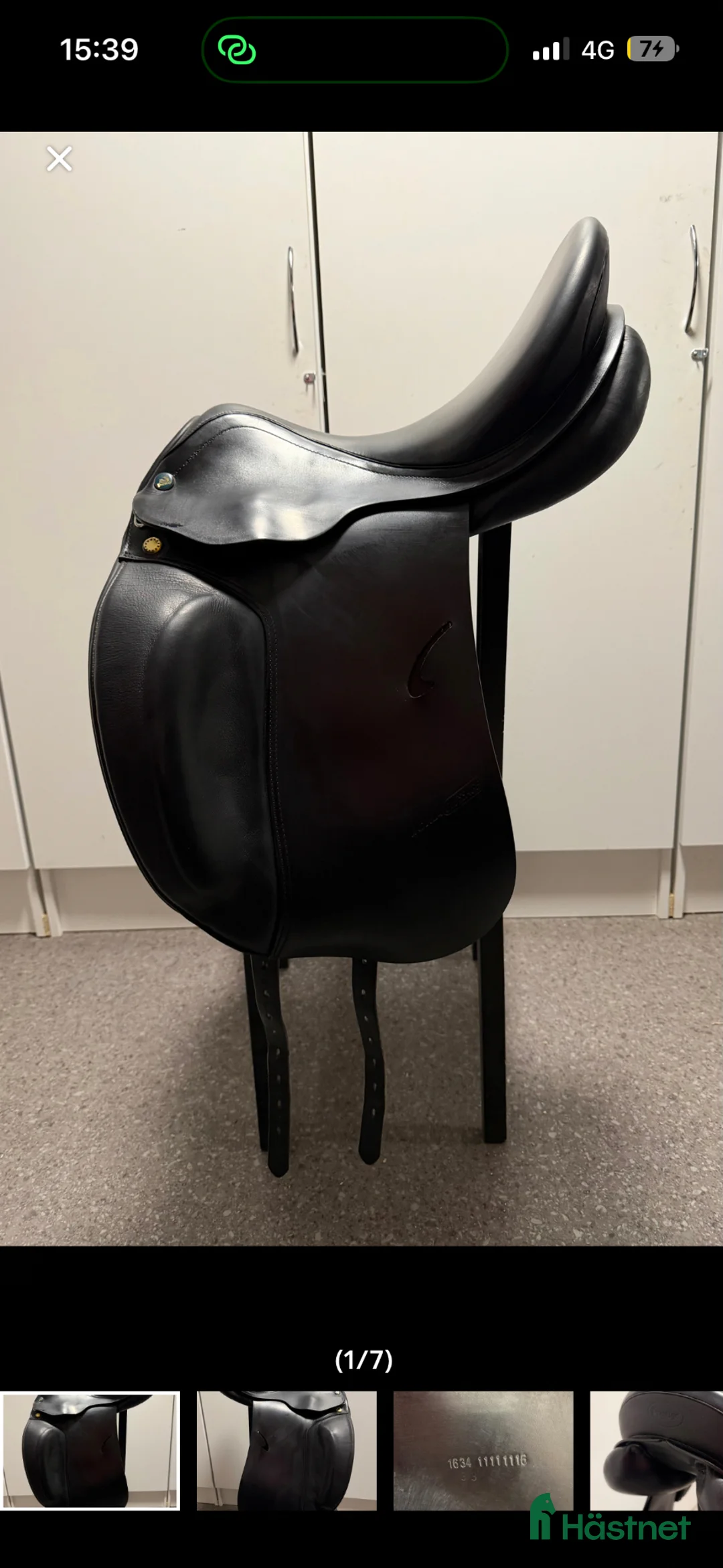 Sadlar hästutrustning till salu: Prestige Roma i superskick - Annons 1