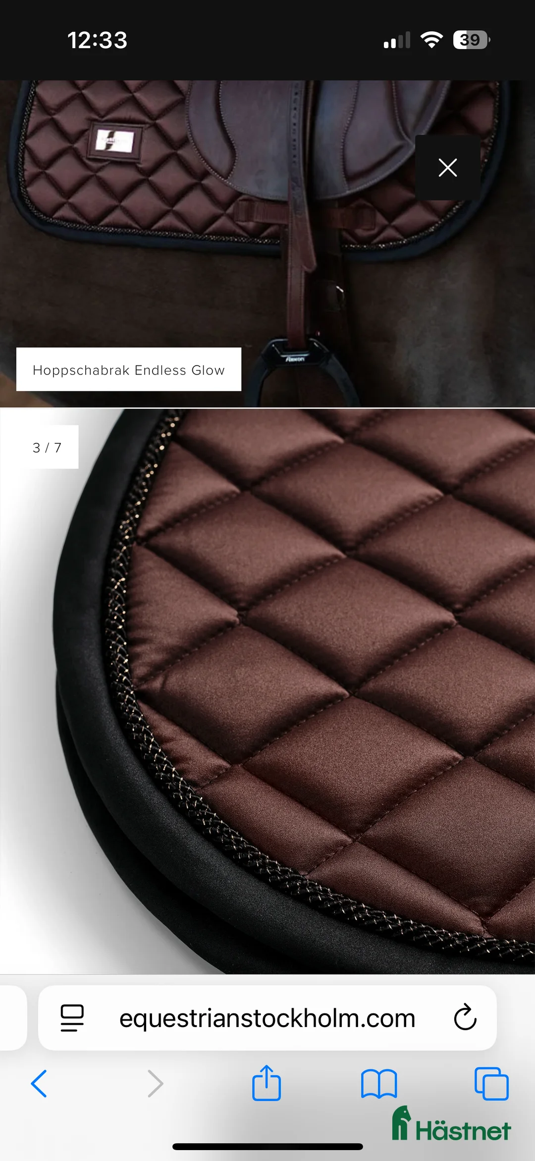 Schabrak & Vojlockar hästutrustning till salu: Equestrian Stockholm Hopp Schabrak - Endless glow i Örkelljunga - Annons 2