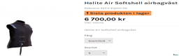 Säkerhetsvästar ryttarutrustning till salu: Säkerhetsväst airbag Helite (tyst airbag) i Västerås - Annons 7