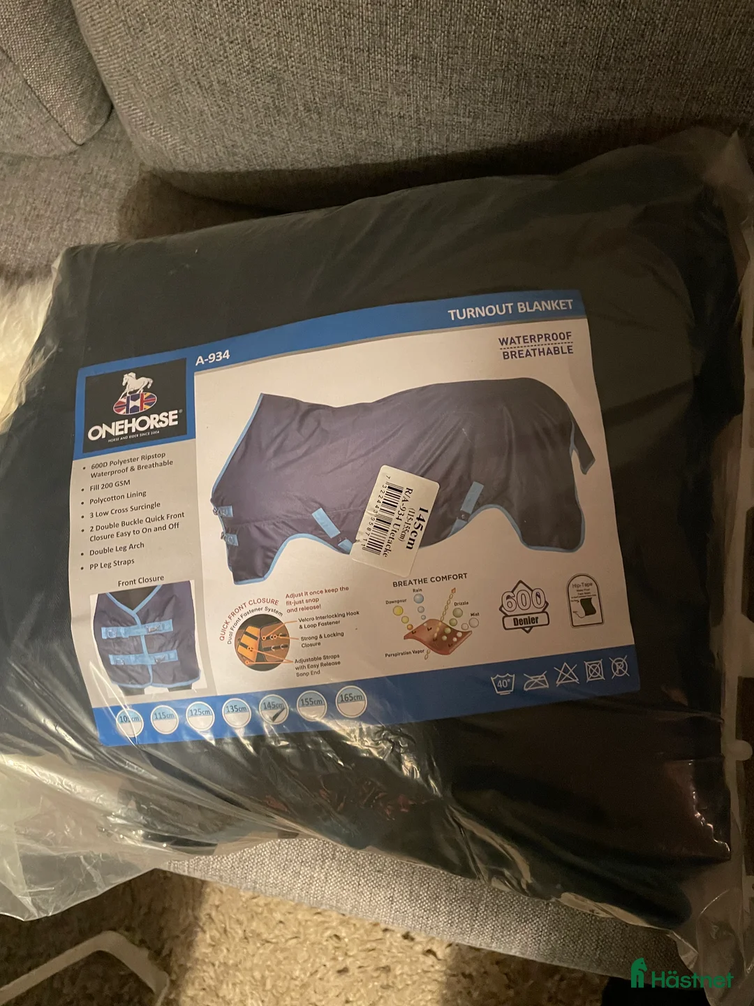 Täcken hästutrustning till salu: Nytt 200g täcke - Annons 2