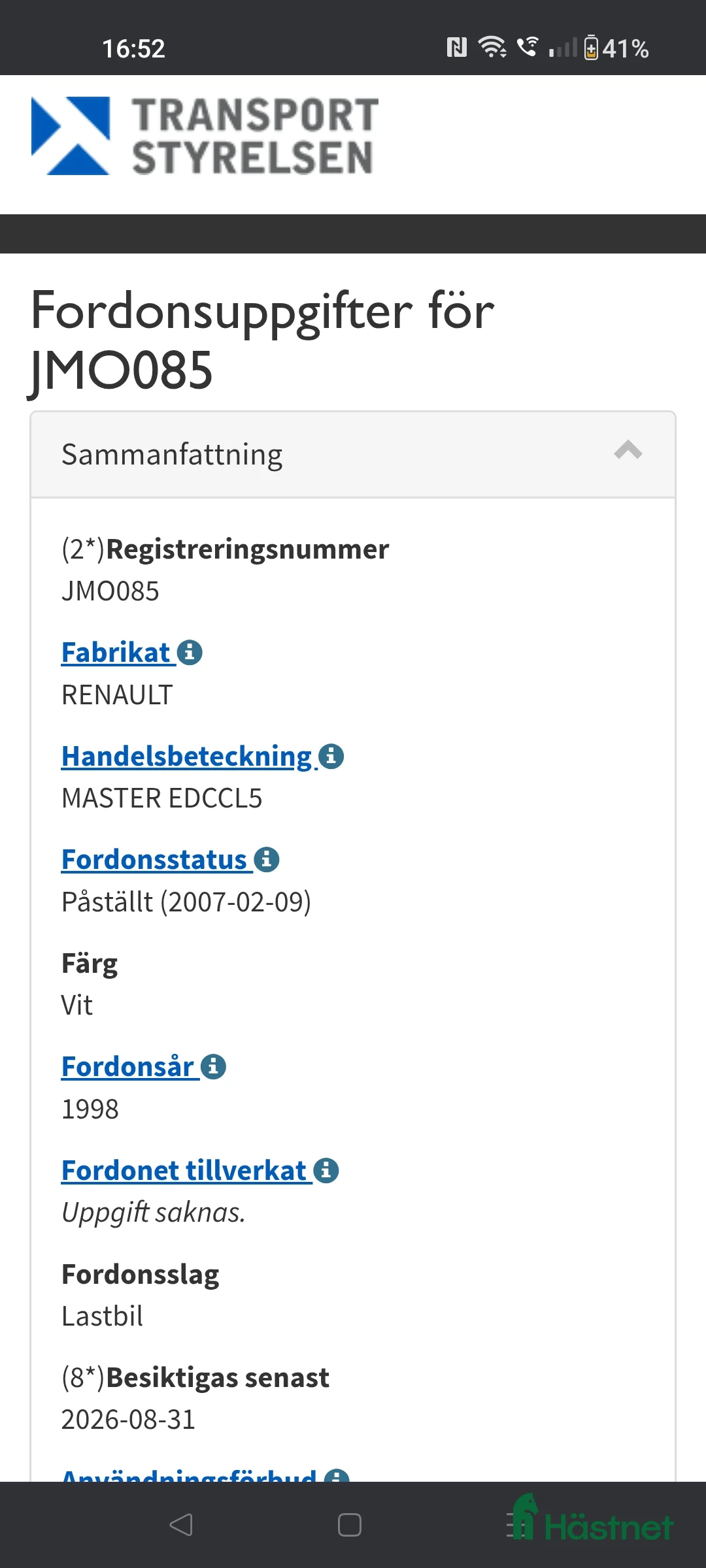 Hästlastbilar  fordon & transport till salu: B-kort 🐎 - Annons 10