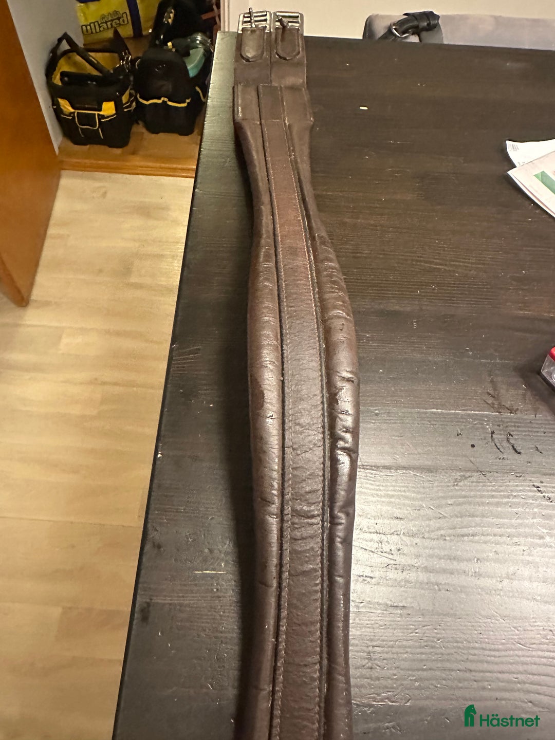 Sadeltillbehör hästutrustning till salu: Brun sadelgjord 110 cm i Borlänge - Annons 1