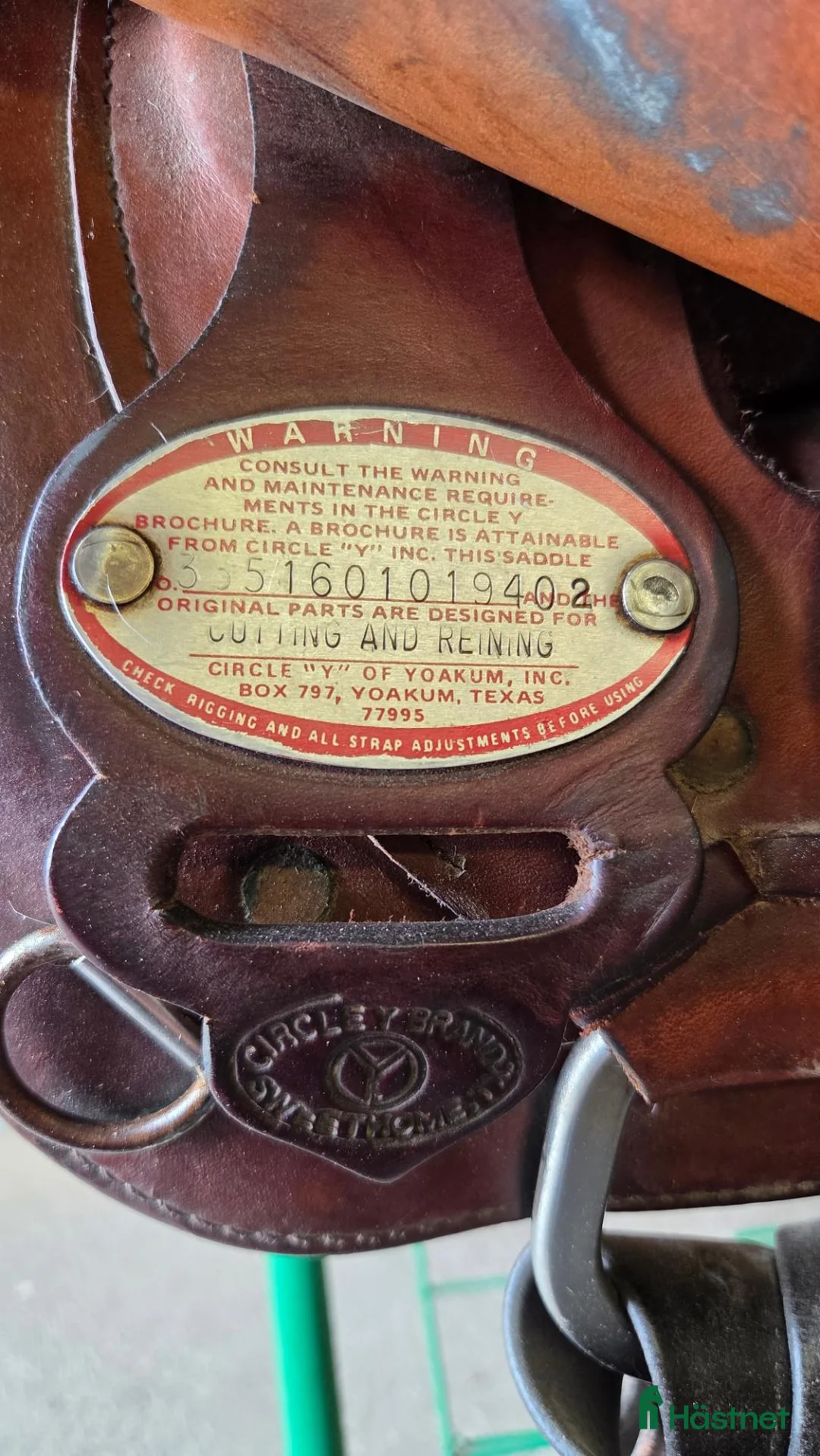 Sadlar hästutrustning till salu: Circle Y - Annons 5