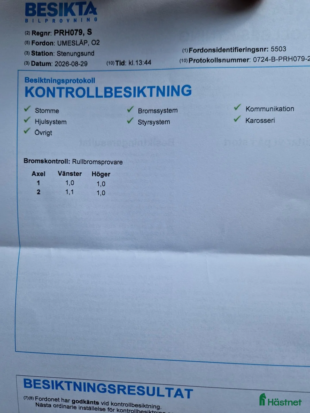 Hästtransporter  fordon & transport till salu: Umesläp 1994 i Ödsmål - Annons 2