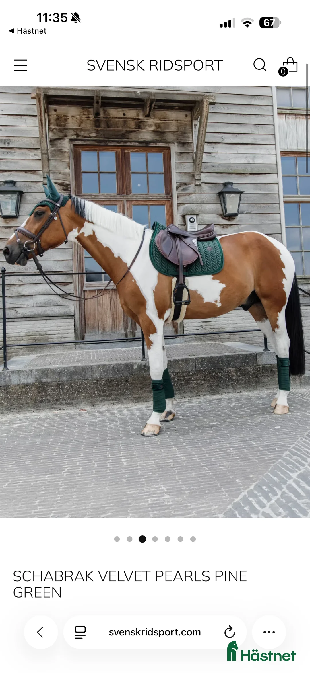 Schabrak & Vojlockar hästutrustning till salu: Kentucky schabrak + huva i Stora Höga - Annons 2