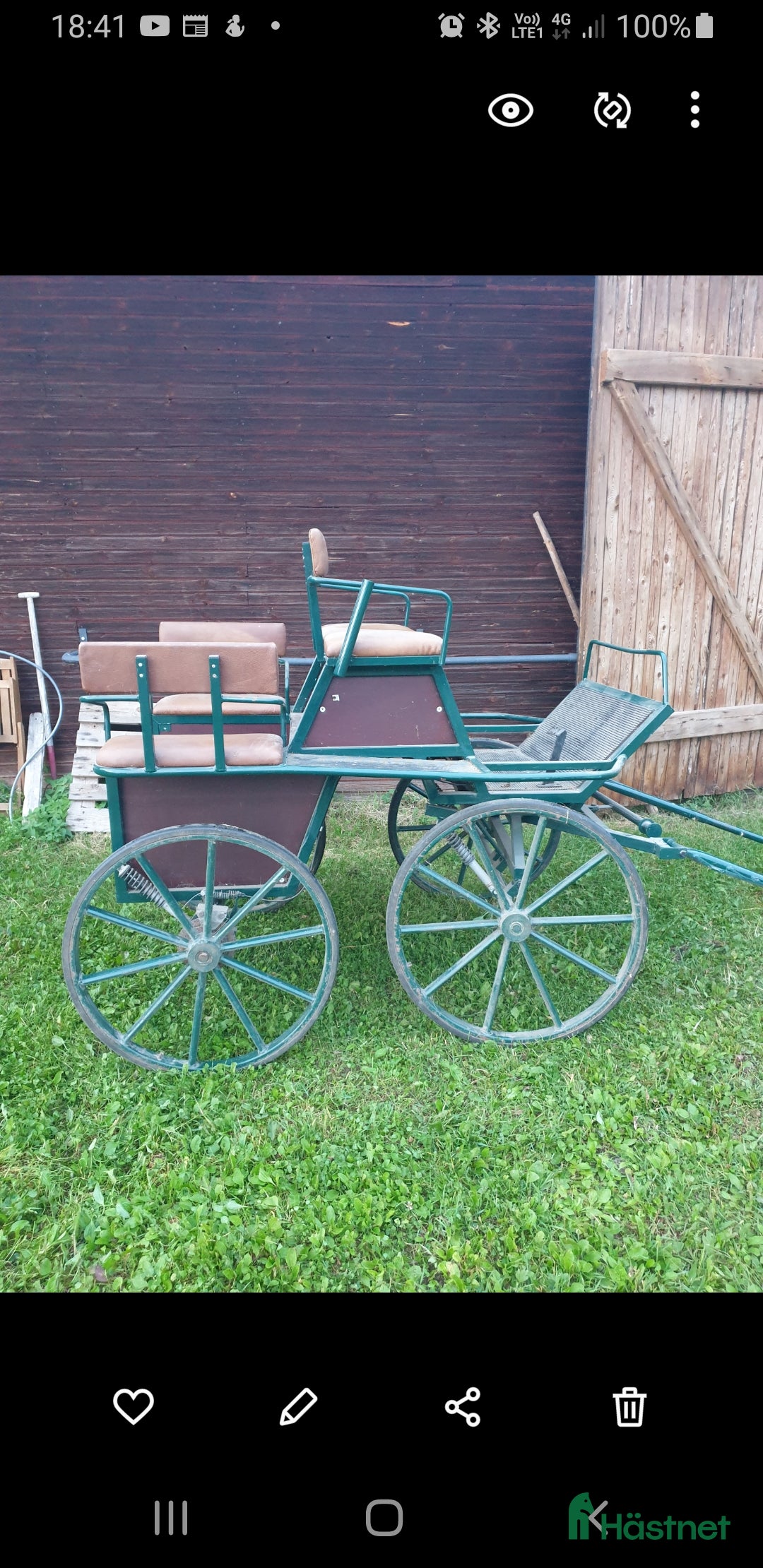 Körvagnar körning till salu: Maratonvagn i Hedesunda - Annons 1