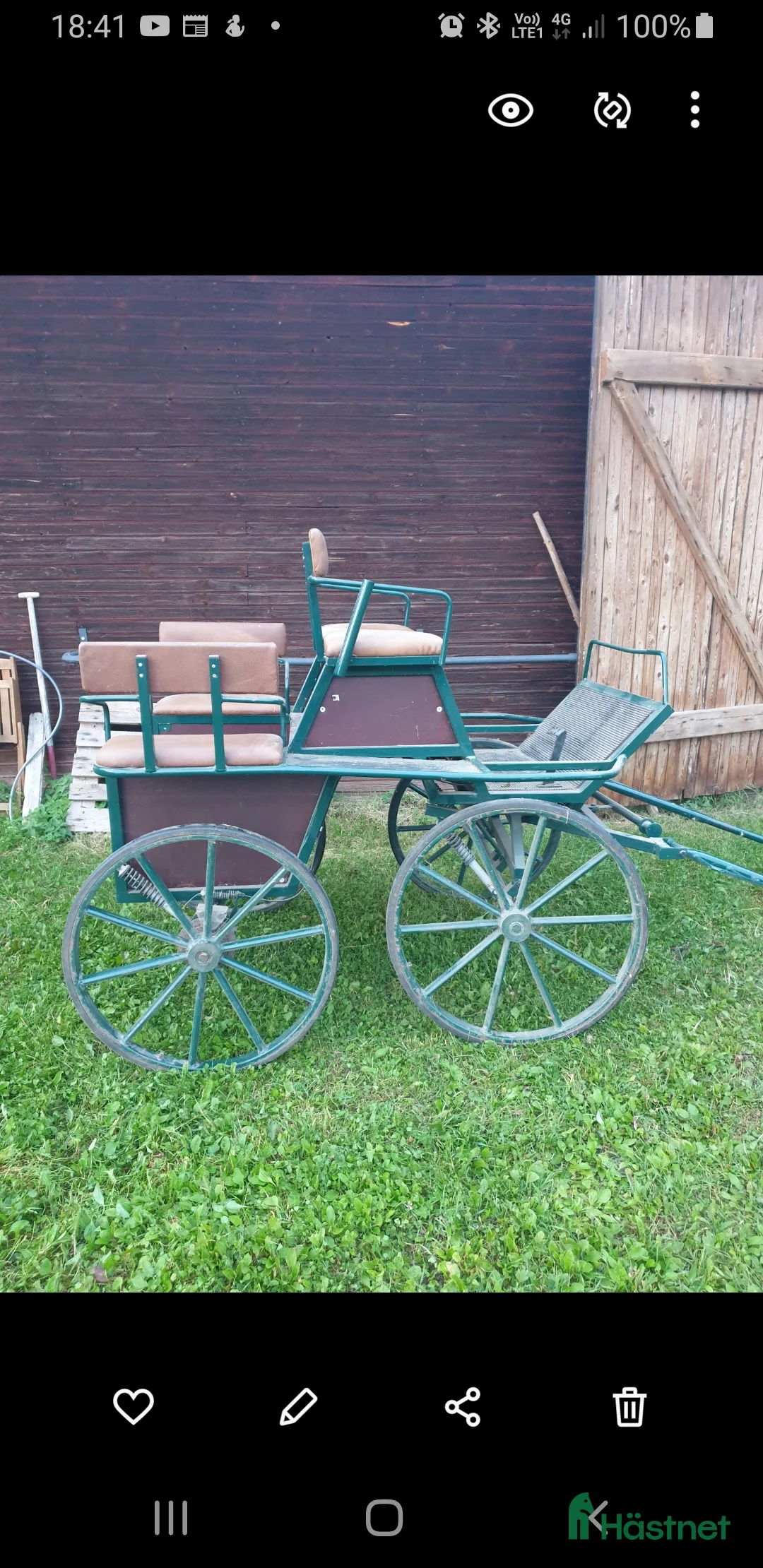 Körvagnar körning till salu: Maratonvagn i Hedesunda - Annons 1