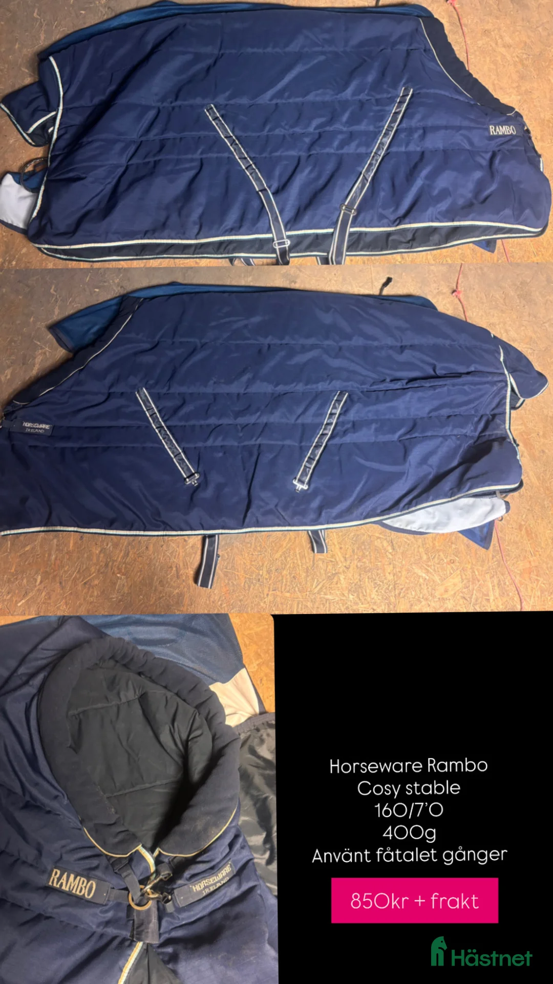 Täcken hästutrustning till salu: Horseware Täcken 155-165 i Helsingborg - Annons 7