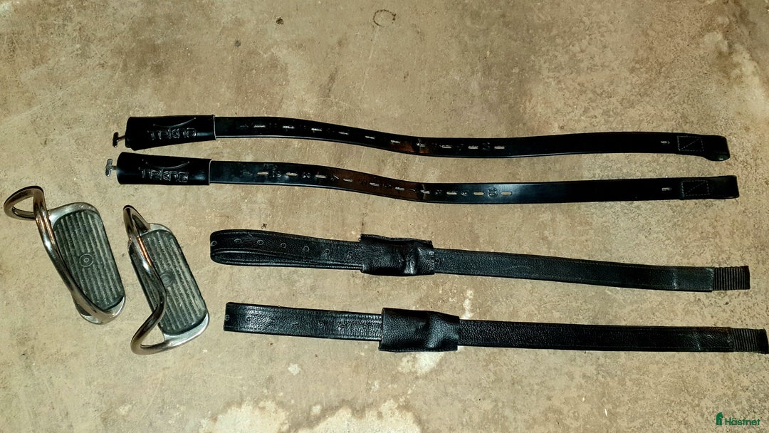 Sadeltillbehör hästutrustning till salu: Tekna T-stigläder i Skövde - Annons 1