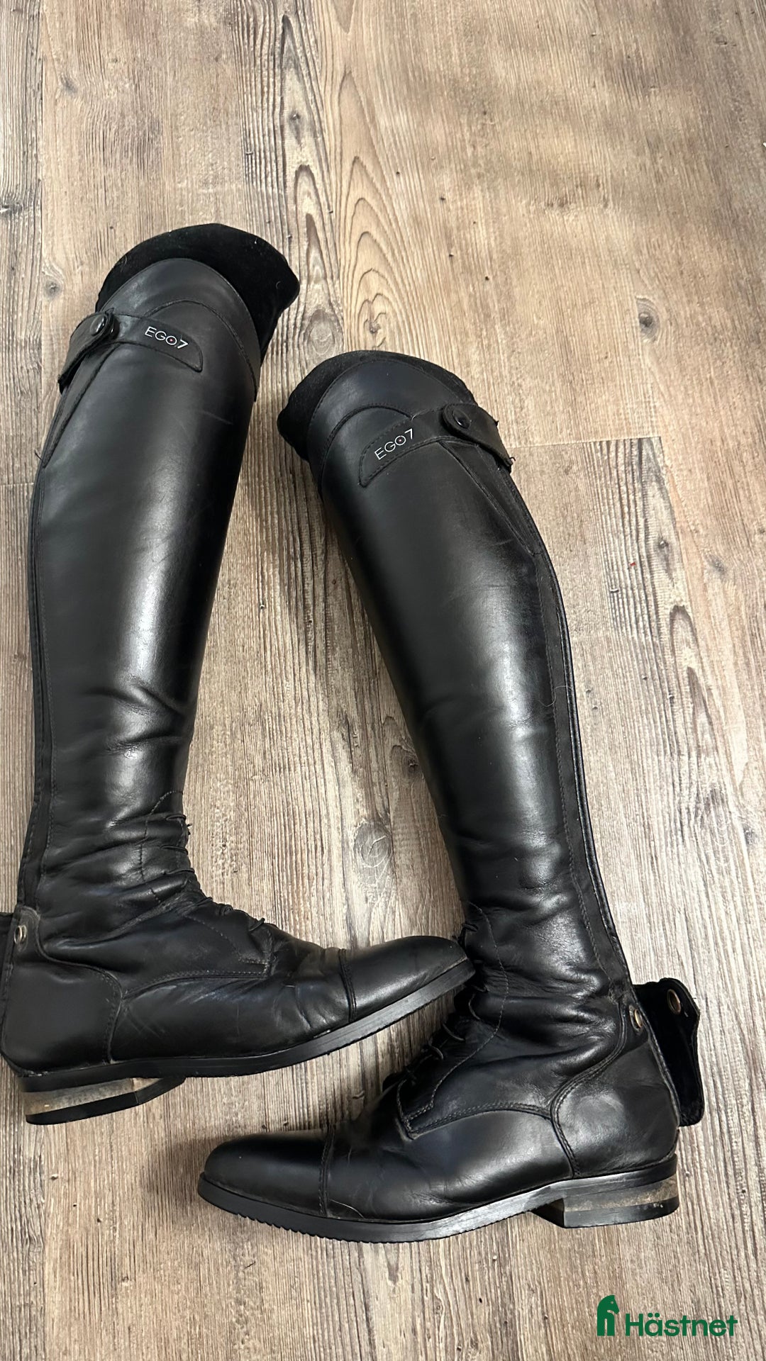 Ridstövlar ryttarutrustning till salu: Svarta ego7 stövlar  i Boden - Annons 1