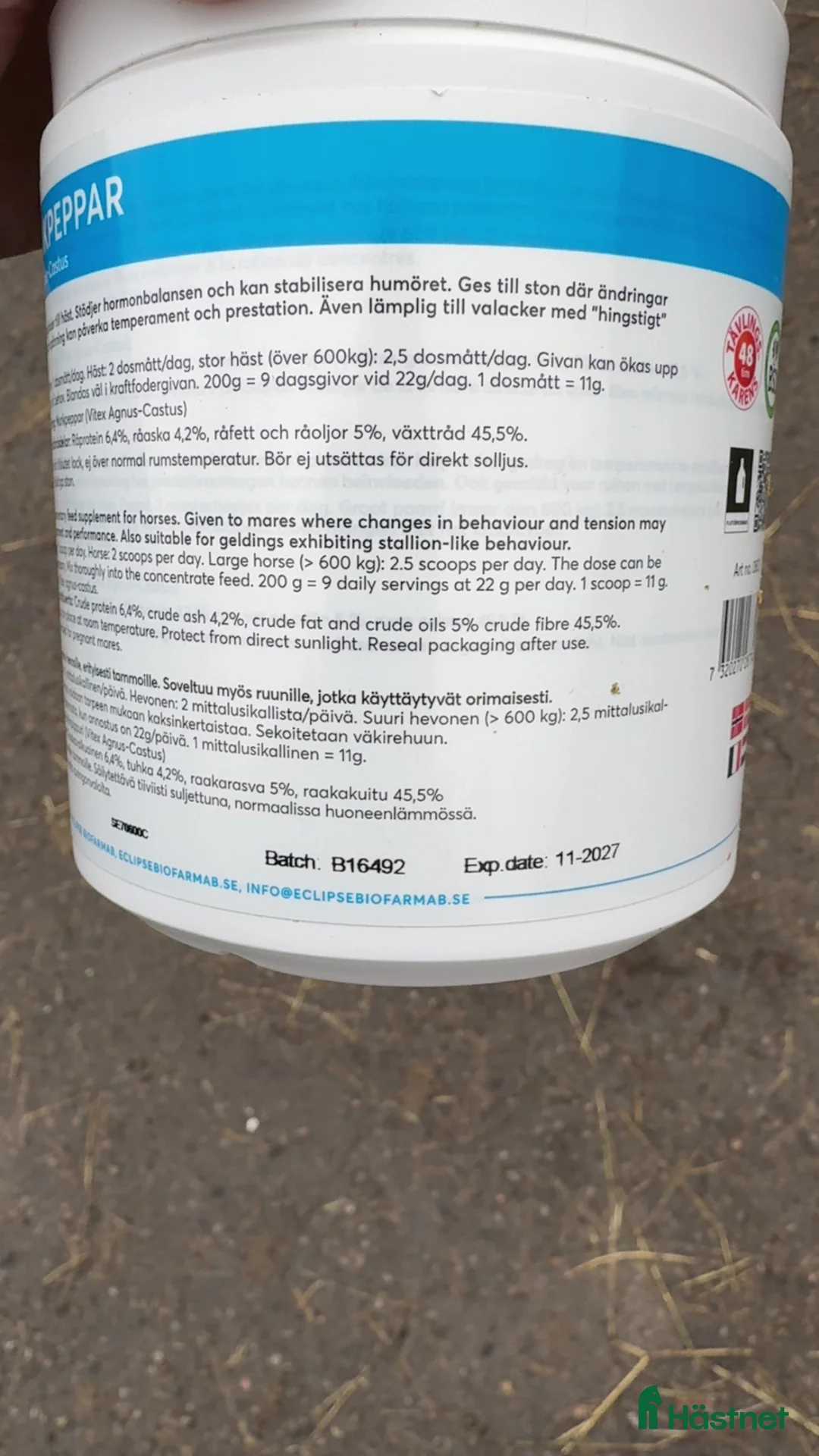 Övrig utrustning övrig utrustning till salu: Munkpeppar - Annons 2