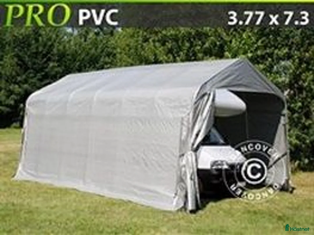 Övrigt fordon & transport till salu: Husbil & Husvagns Garagetält Grå PVC 11753:-  - Annons 1