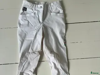 Ridbyxor ryttarutrustning till salu: Equiline ridbyxor vita - Annons 2