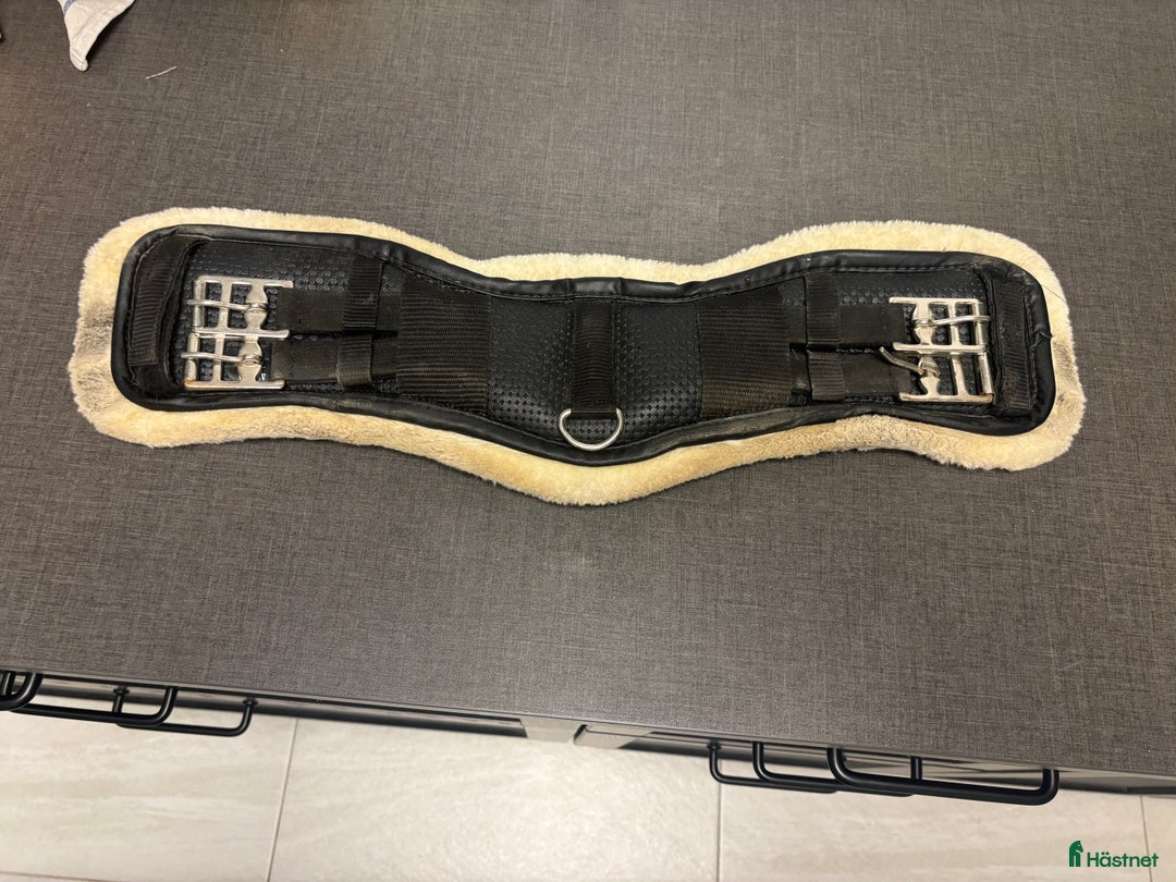 Sadeltillbehör hästutrustning till salu: Dressyrgjord med fluff i Landskrona - Annons 1