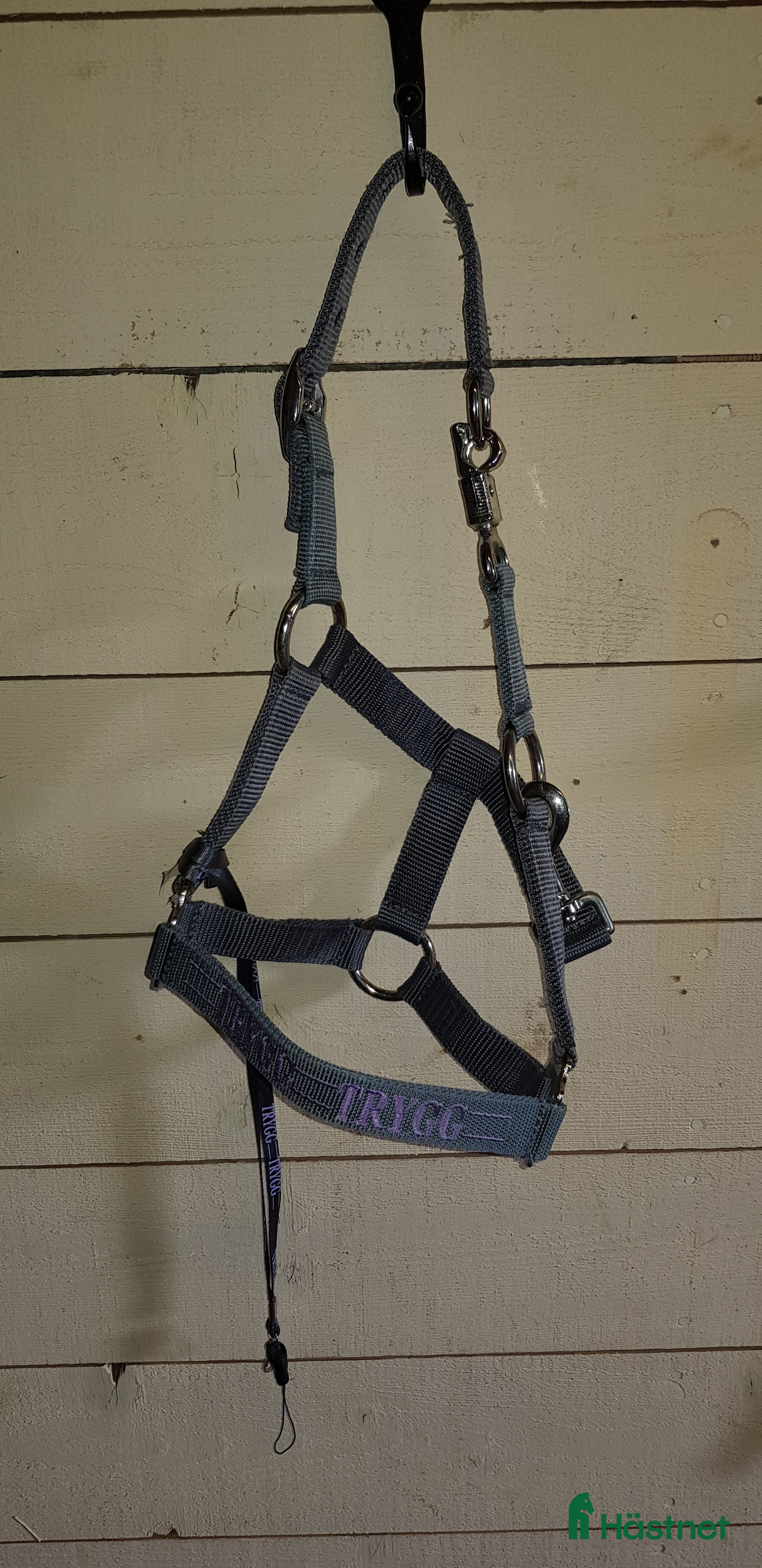 Övrig Hästutrustning hästutrustning till salu: Blågrå grimmor med texten "Tuff" i Nora - Annons 4