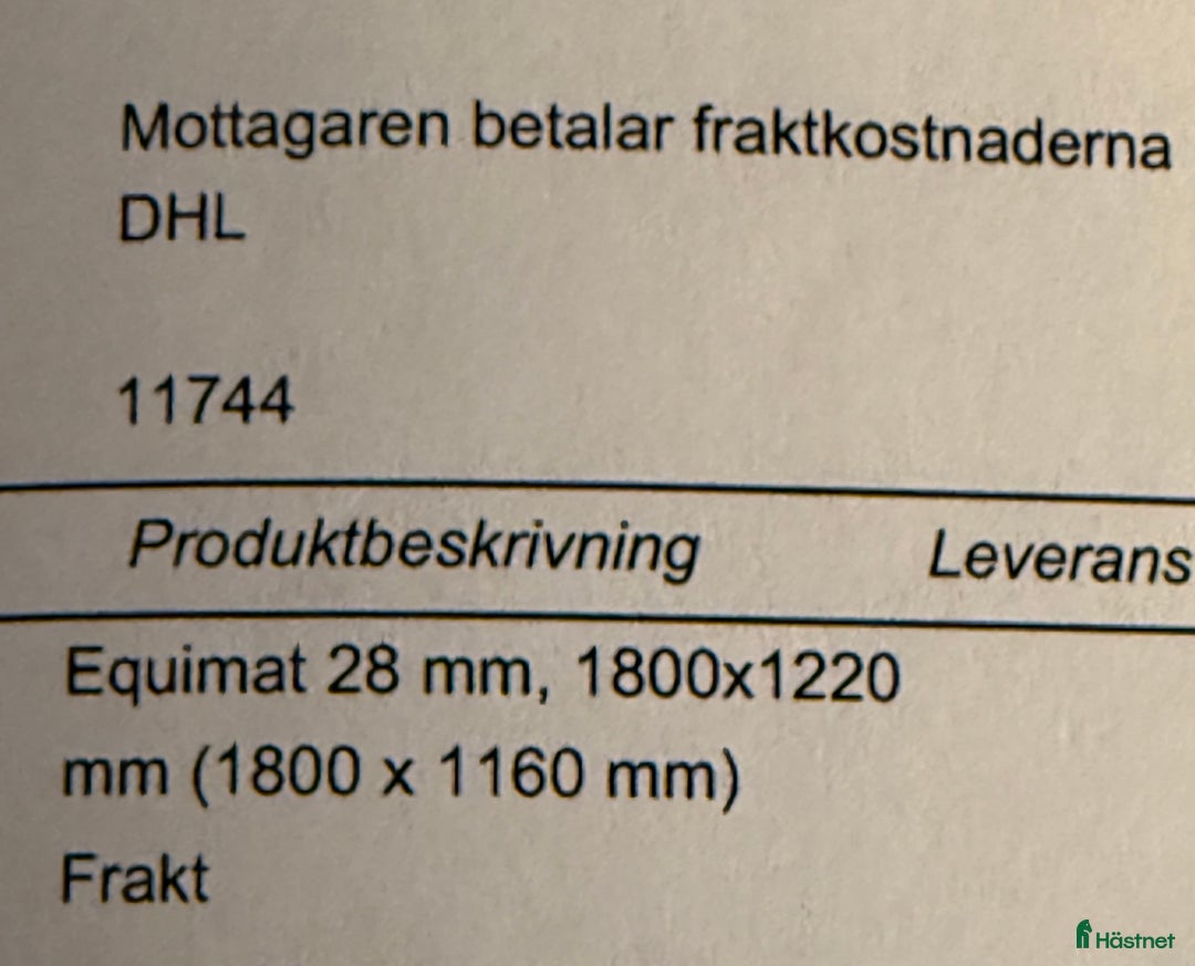 Stallinredning, stängsel & gård övrig utrustning till salu: Boxmattor i Enköping - Annons 2