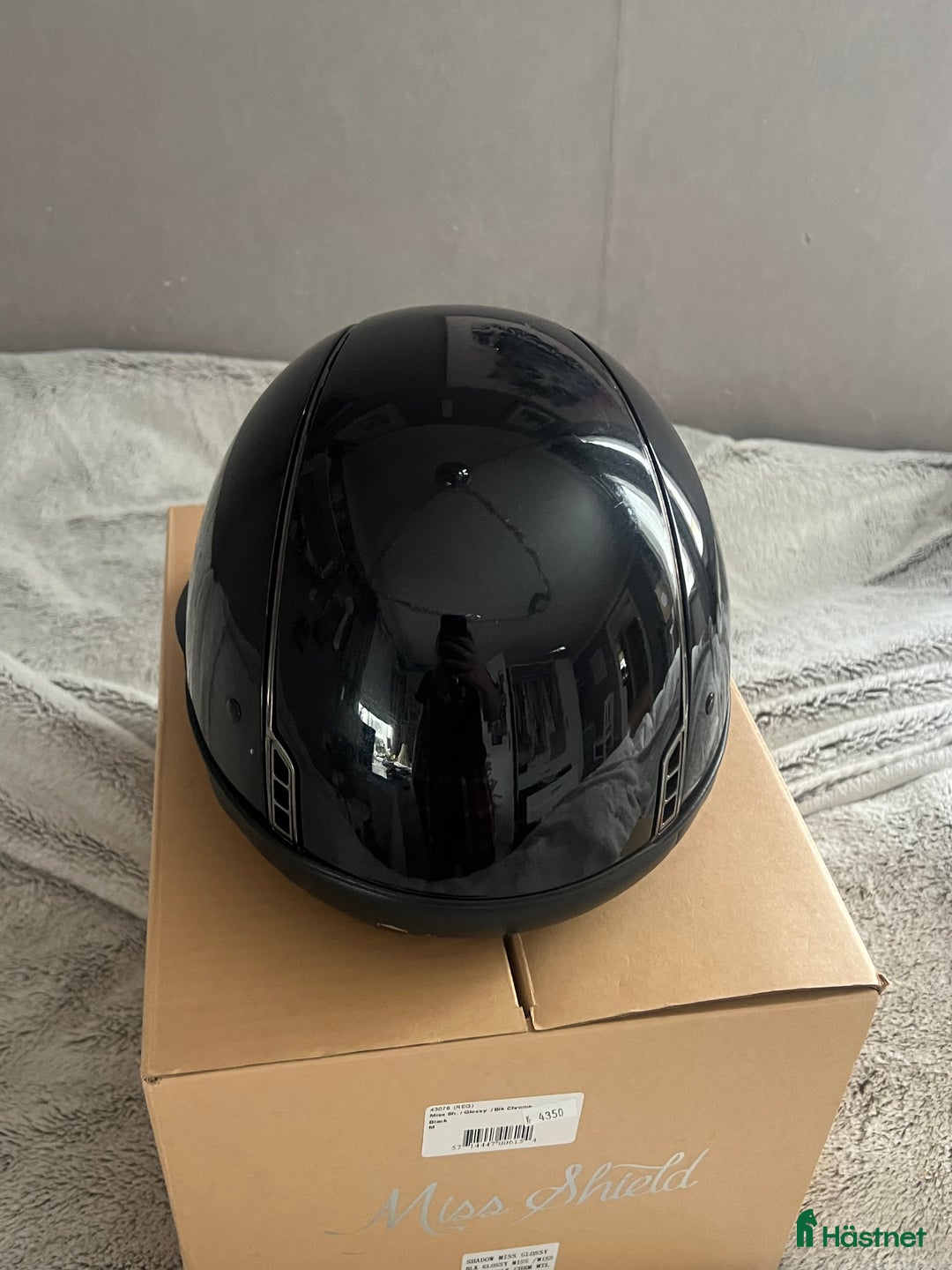 Hjälmar ryttarutrustning till salu: Samshield glossy miss shield i Mantorp - Annons 4