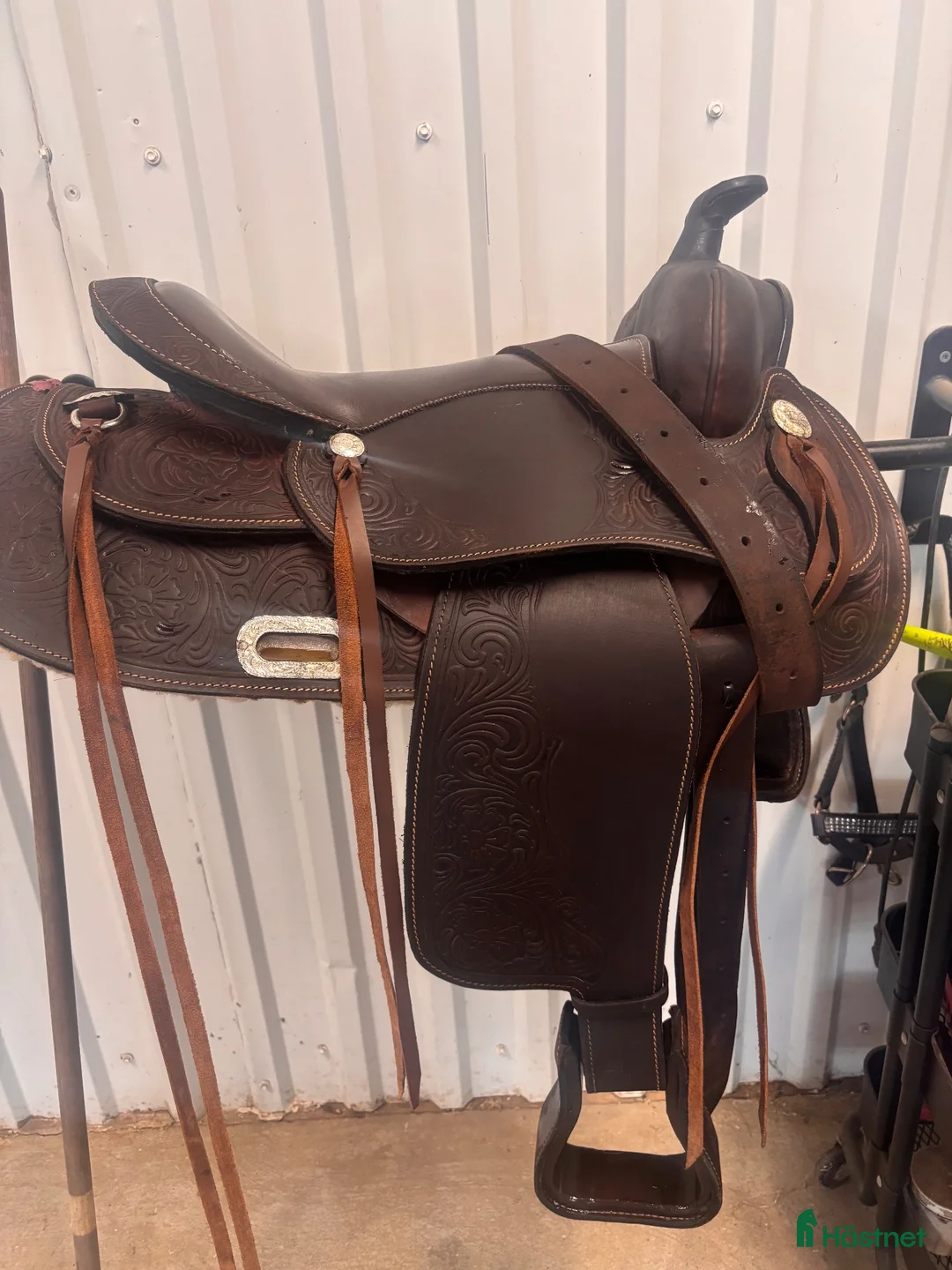 Sadlar hästutrustning till salu: Westernsadel - American Saddlery 16"  - Annons 8