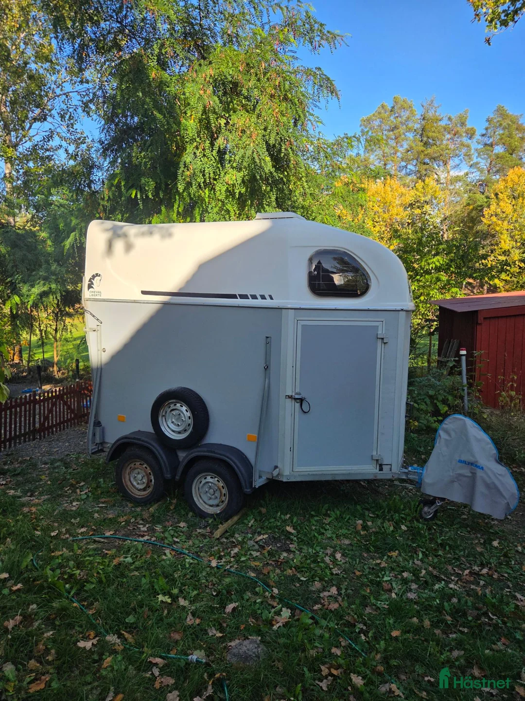 Hästtransporter  fordon & transport till salu: Säljes Cheval frontutlastning + vanlig i Mölnbo - Annons 1
