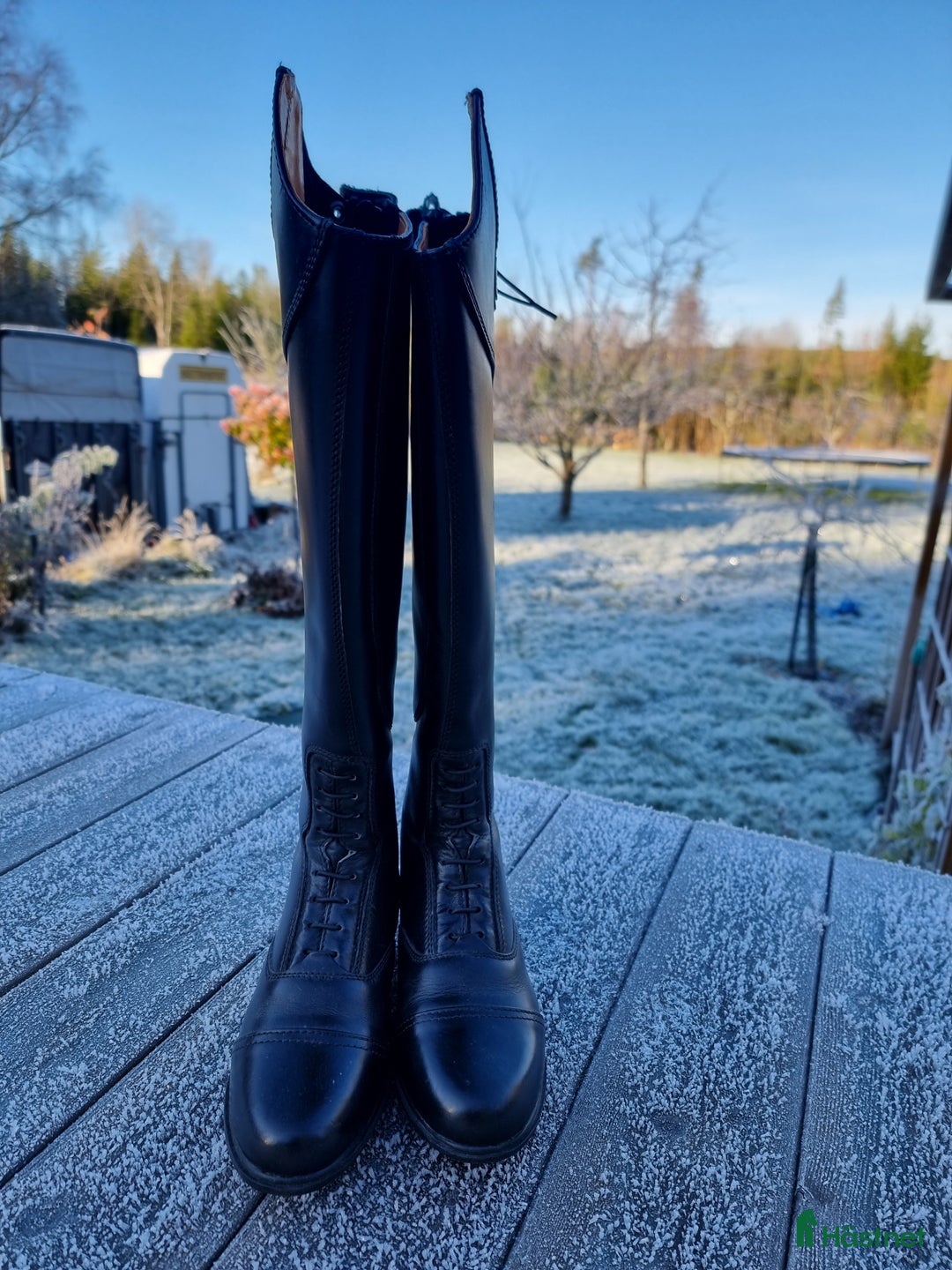 Ridstövlar ryttarutrustning till salu: Nya läderridstövlar Mountain horse i Vänersborg - Annons 3