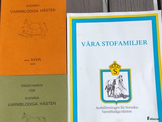 Övrig utrustning övrig utrustning till salu: Rikstamböcker och Våra Stofamiljer i Ingarö - Annons 1