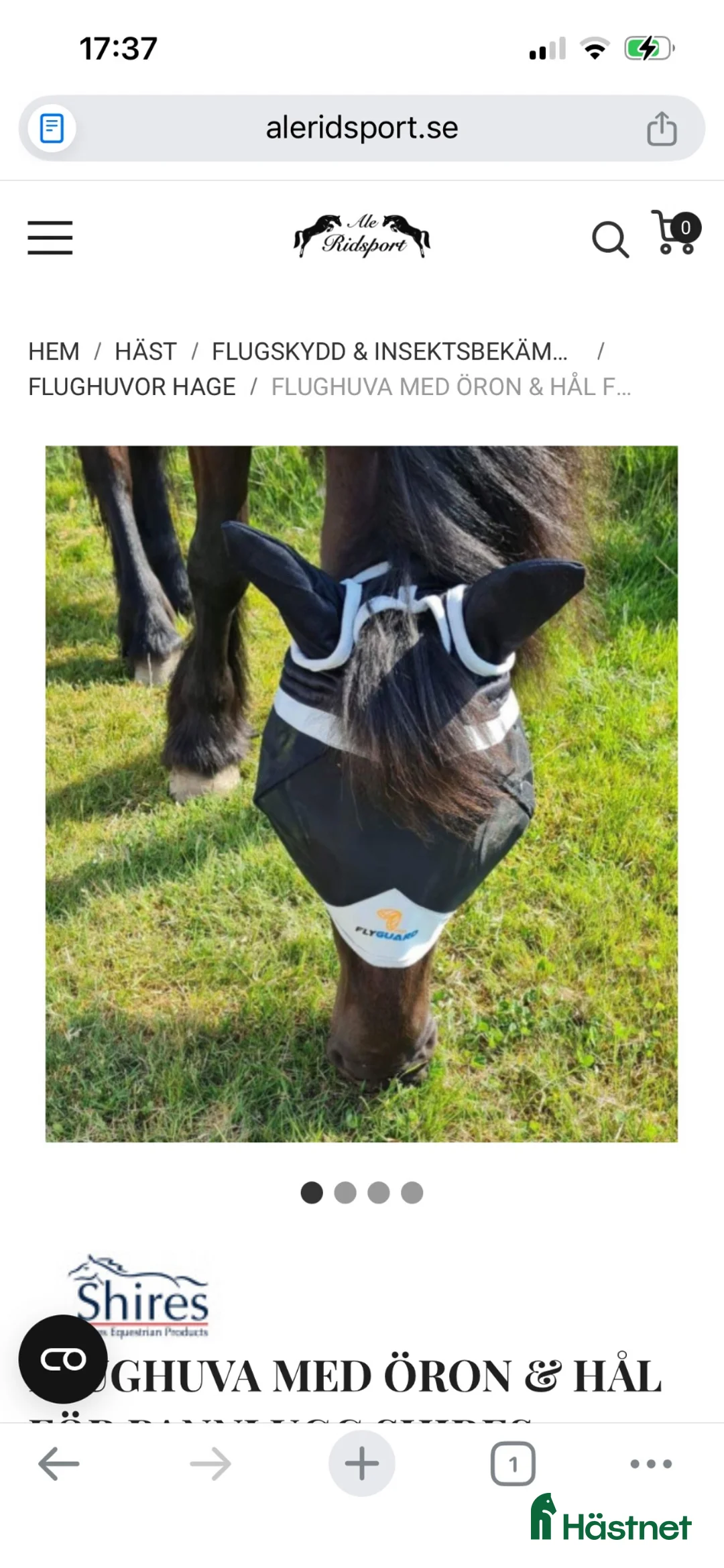 Övrig Hästutrustning hästutrustning till salu: Flyguard Pro storlek Full - Annons 1